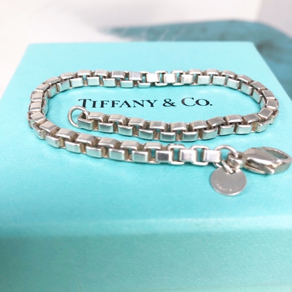Tiffany & Co. Jewelry - Tiffany & Co Sterling Silver Venetian Box Bracelet